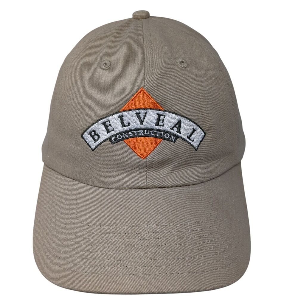 Belveal Construction Slideback Hat Tan One Size Adjustable Fahrenheit